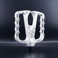 Large Silver Incisor Flat Pedal Set
